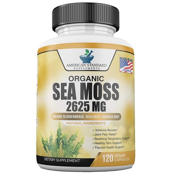 American Standard Organic Sea Moss 2625mg | bodytonix Australia | bodytonix